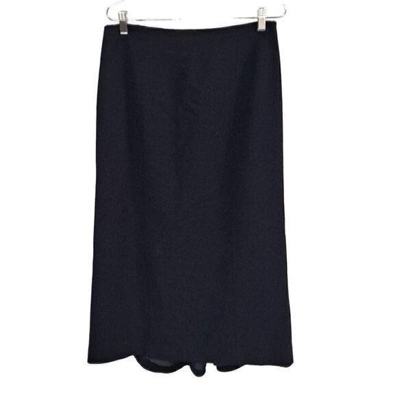 Talbots black wool pencil midi skirt size 10 - Picture 1 of 4